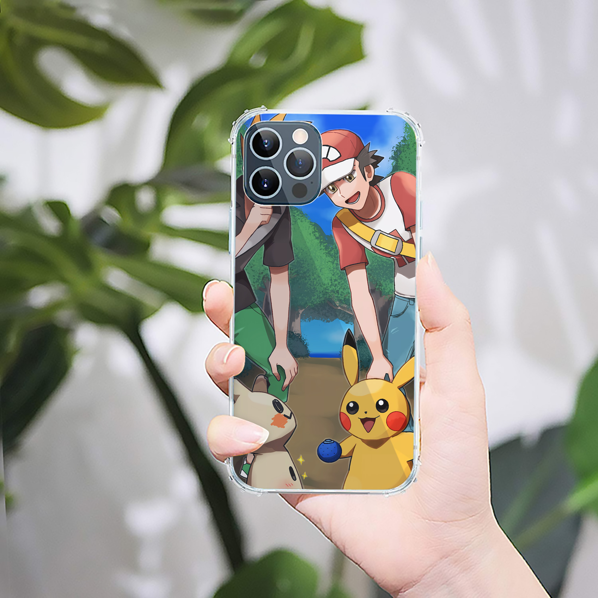 （画像用） ポケットモンスター Pokémon 【iPhone 12シリーズ対応】透明スマホケース（クリアソフトケース）